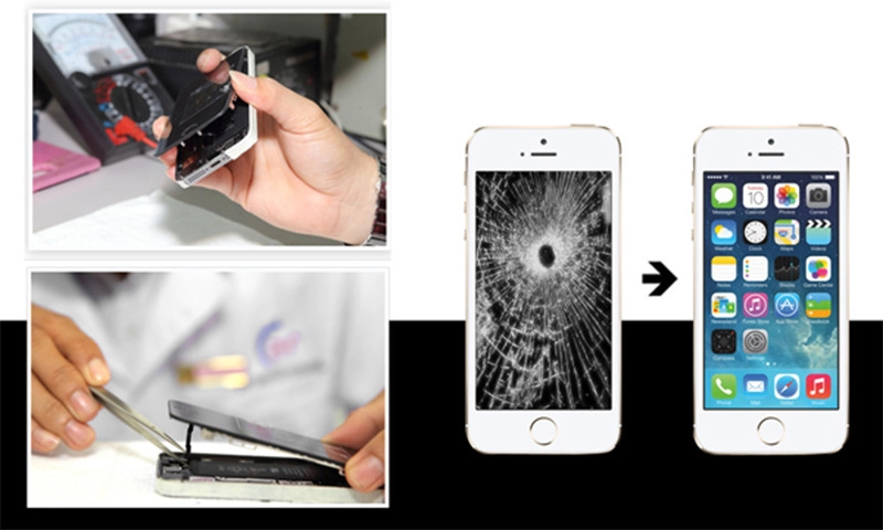 Công nghệ ép kính, thay mặt kính iPhone 5 