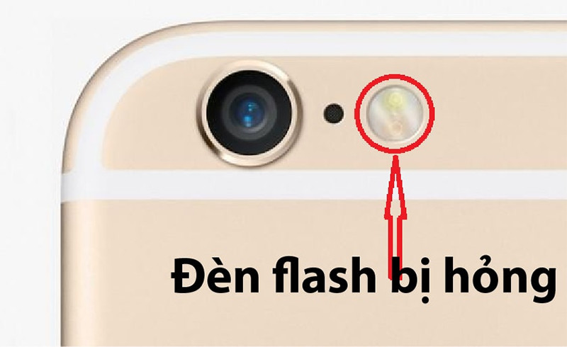 Nguyên nhân cần thay đèn flash iPhone SE