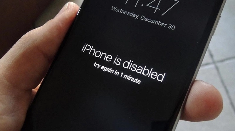 iPhone 5 bị vô hiệu hóa