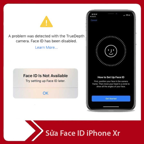 Sửa face ID iPhone XR
