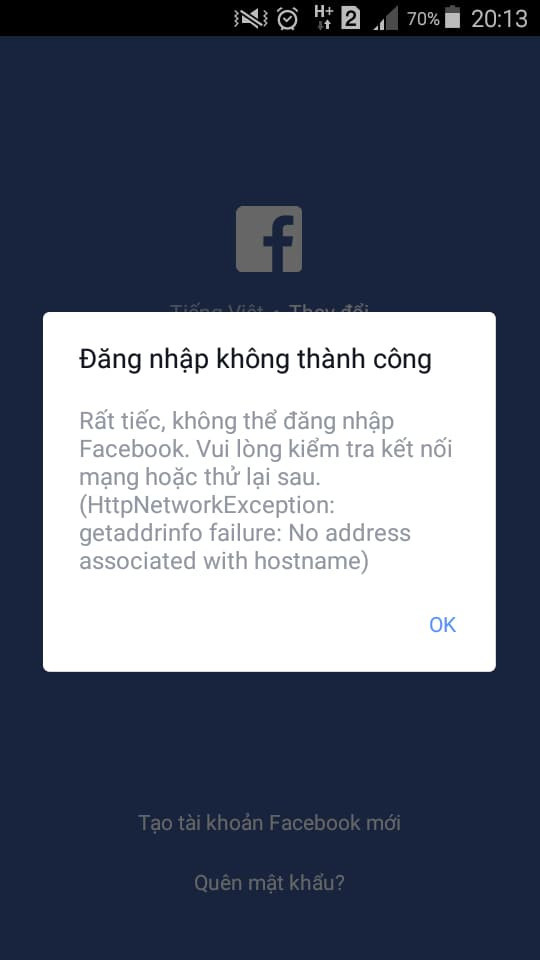  Facebook bị lỗi không vào trên iPhone