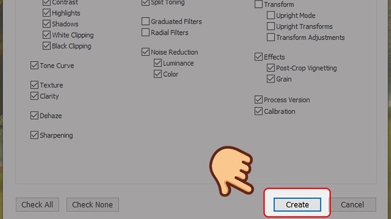 Tiếp theo, bạn đặt tên cho preset