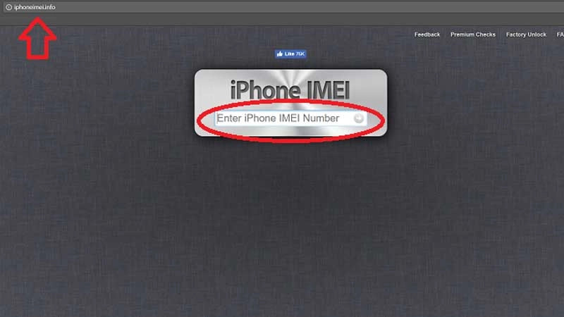 Kiểm tra số IMEI của iPhone 8 và iPhone 8 Plus trên trang web