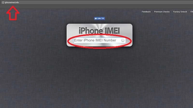 Kiểm tra số IMEI của iPhone 8 và iPhone 8 Plus trên trang web