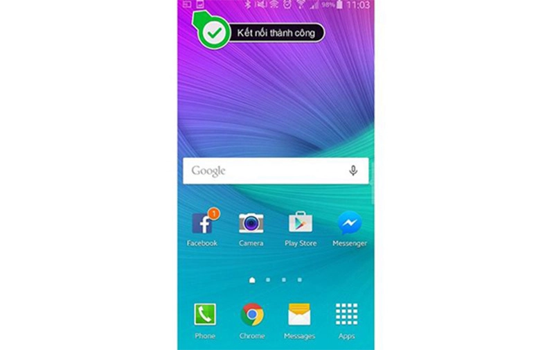 Khởi động tính năng Screen Mirroring