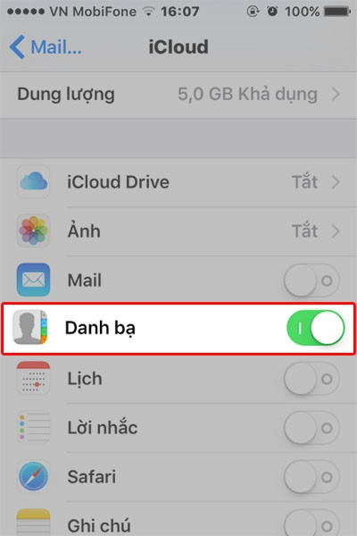 Từ chiếc iPhone của bạn vào Cài đặt đến danh bạ