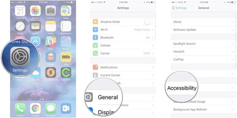 Bạn vào phần Settings