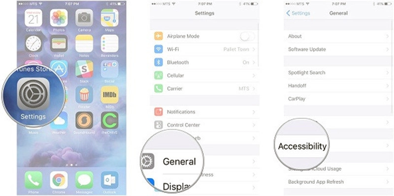 Bạn vào Setting cài đặt