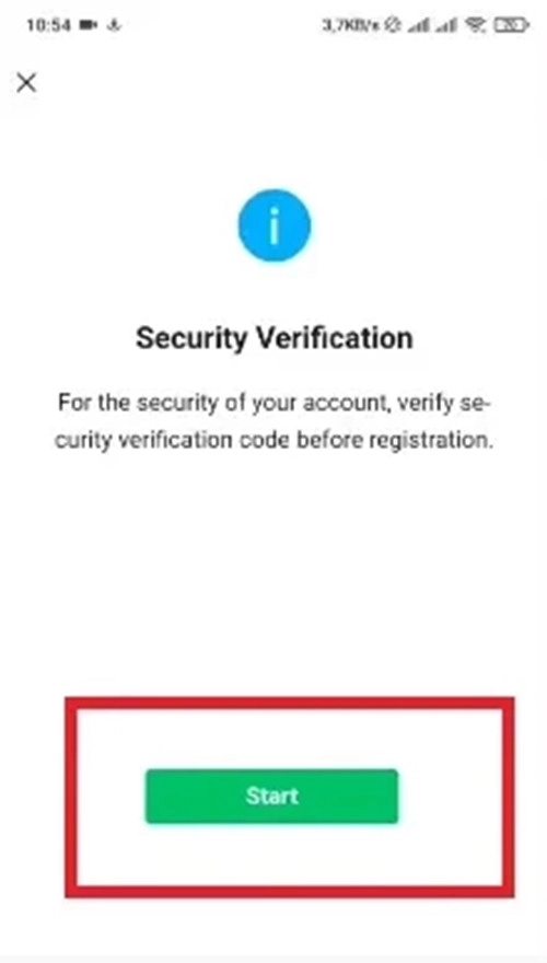 Màn hình sẽ hiển thị giao diện bắt đầu