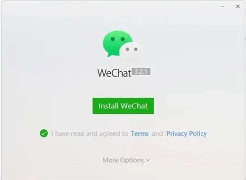 Tải và cài đặt ứng dụng Wechat thành công