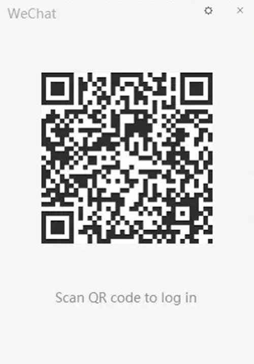 Quét mã QR trên app Wechat điện thoại đăng nhập máy tính