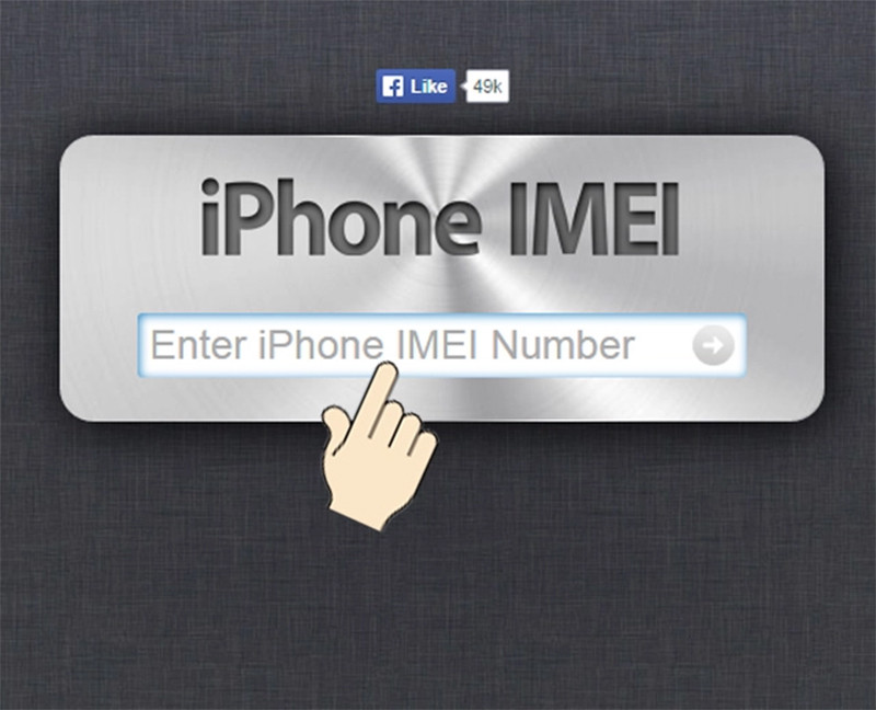 Truy cập vào trang iPhone IMEI để kiểm tra thông tin