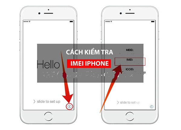 Kiểm tra vỏ máy bằng cách check IMEI của iPhone 7