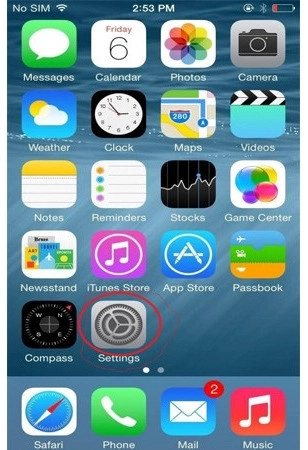 bạn chọn vào biểu tượng mục Cài đặt
