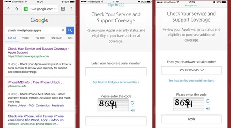 Kiểm tra thông tin bảo hành và ngày kích hoạt của máy