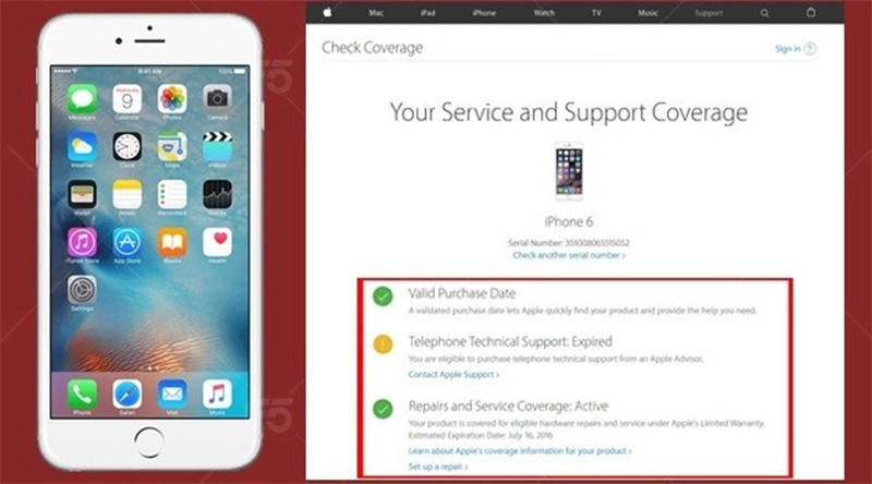Xem tình trạng của máy