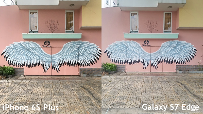 iPhone 6S Plus và Galaxy S7 Edge So sánh khi chụp ảnh ban ngày