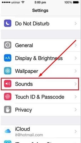 chọn Sound – Âm thanh