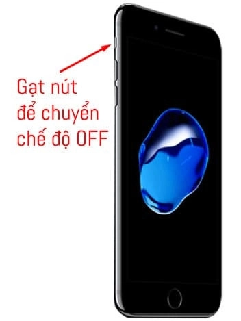 Gạt nút sang chế độ OFF