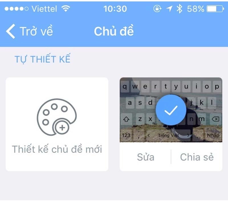 Tùy chọn nhiều tính năng bàn phím hơn