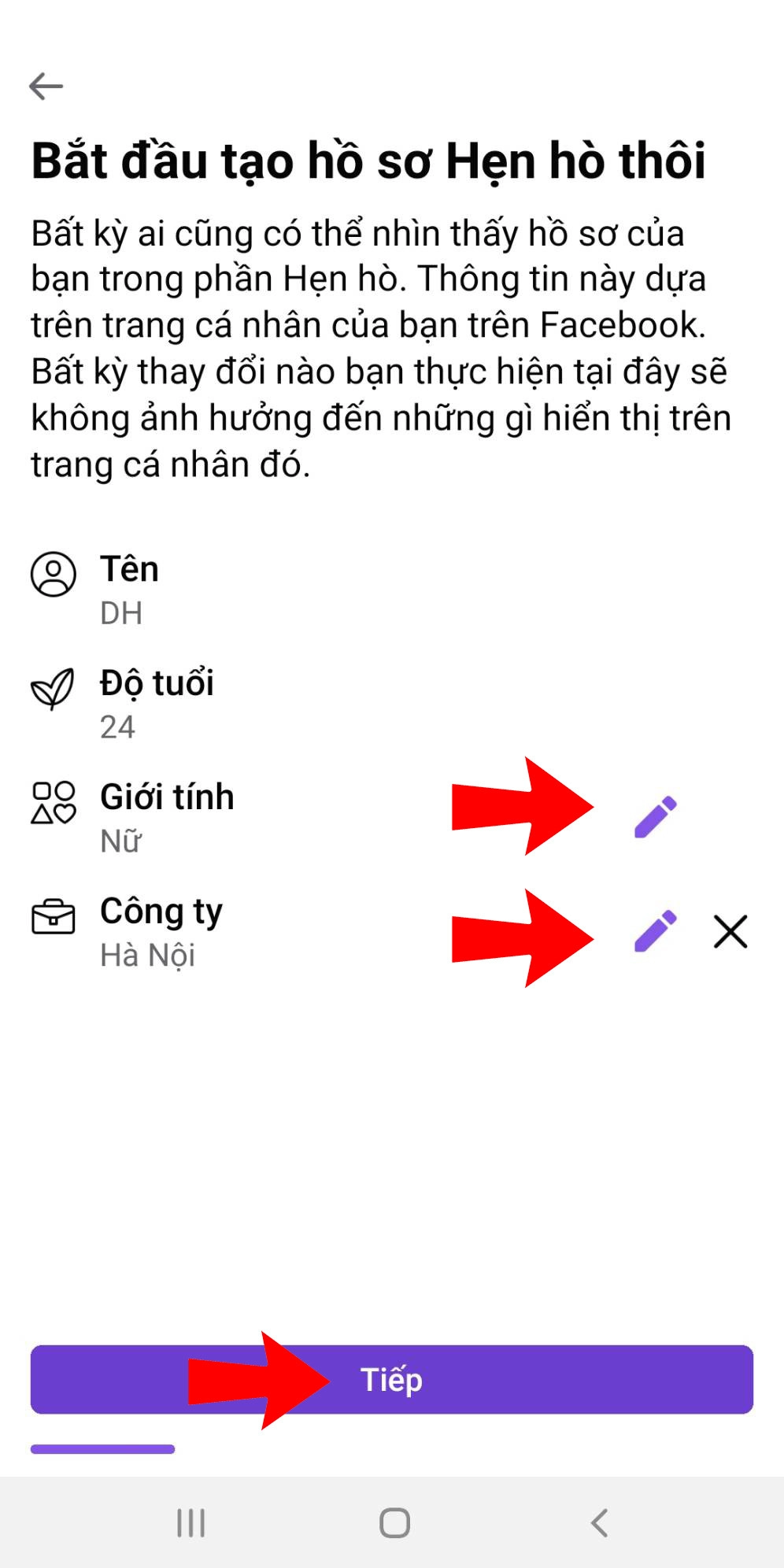 tính năng hẹn hò fb 5