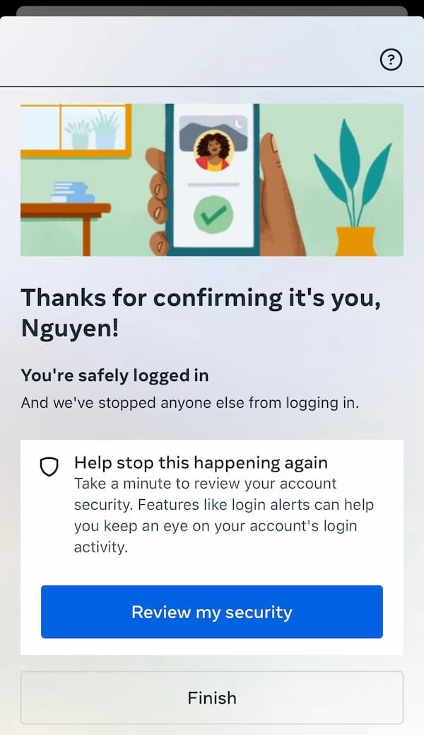 Hoàn thành xác nhận