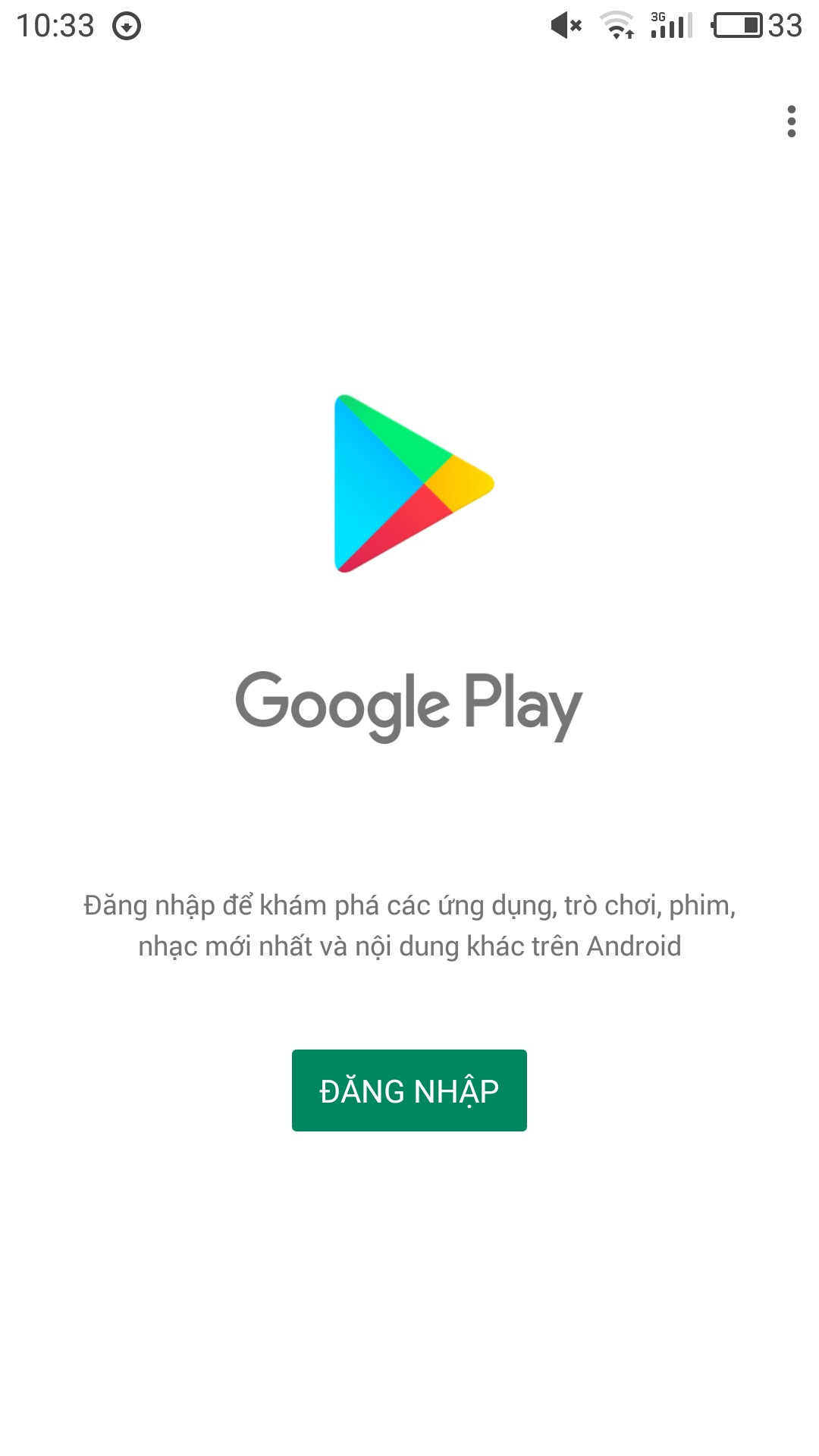 Đăng nhập Google Play
