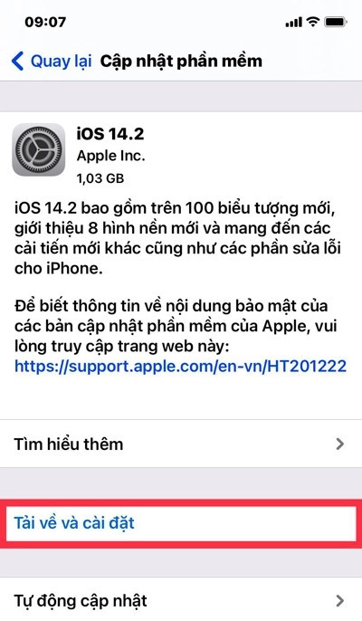 Tải về cài đặt