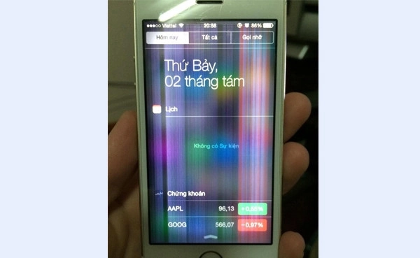 Hậu quả khi iPhone bị rơi vào nước