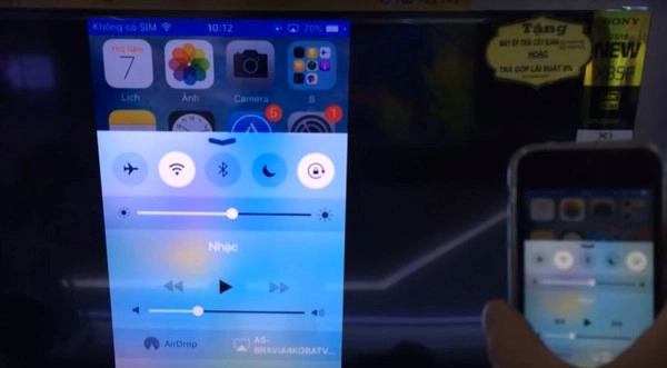 Kết quả sau khi kết nối