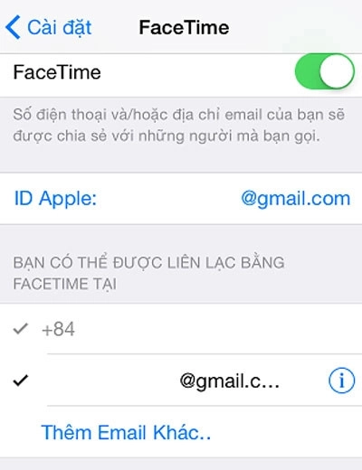 Điền thêm số điện thoại liên lạc