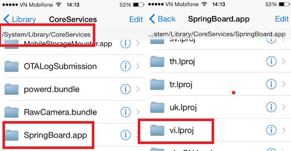 Truy cập vào đường dẫn trên