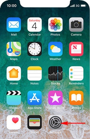 Chọn vào Cài đặt