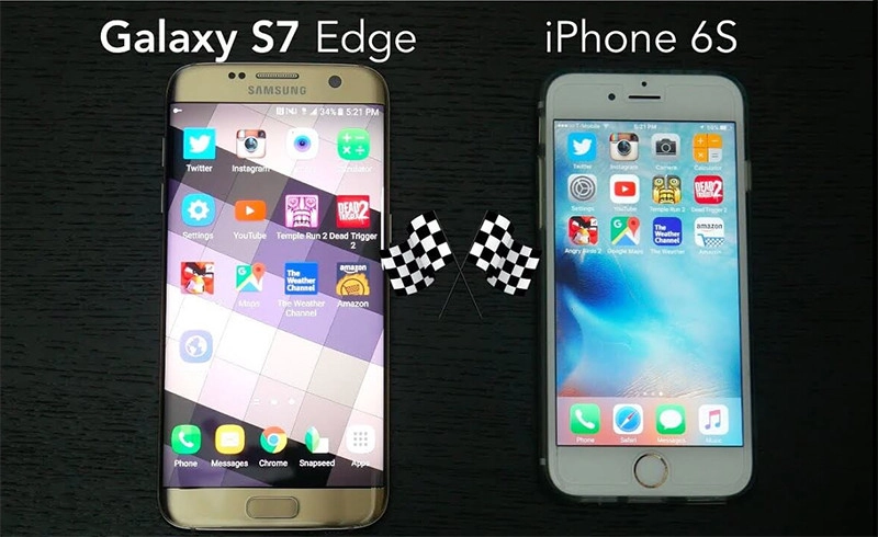 So sánh về màn hình