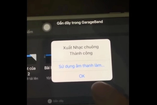Trước khi xuất nhạc chuông bạn có thể đổi tên cho bài hát