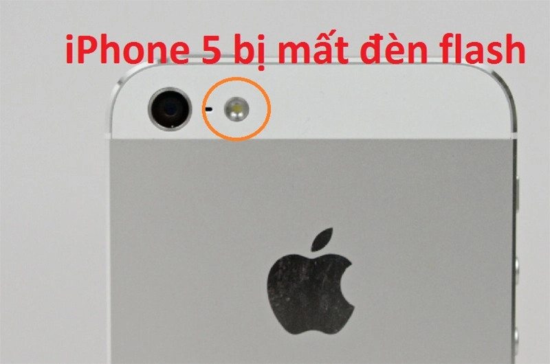 iPhone 5C lỗi đèn flash
