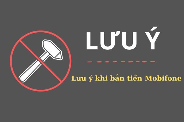 Lưu ý khi bắn tiền