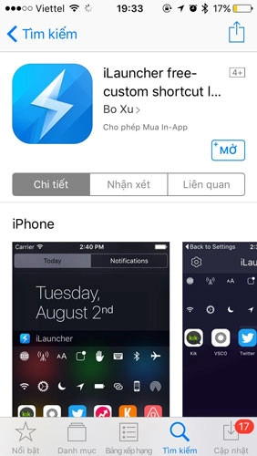 Ứng dụng Launcher