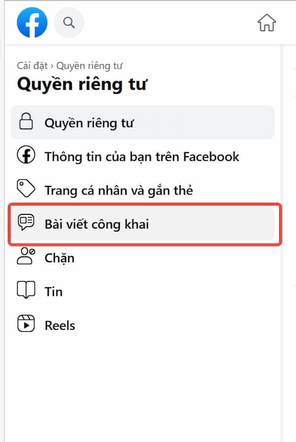 Bài viết công khai