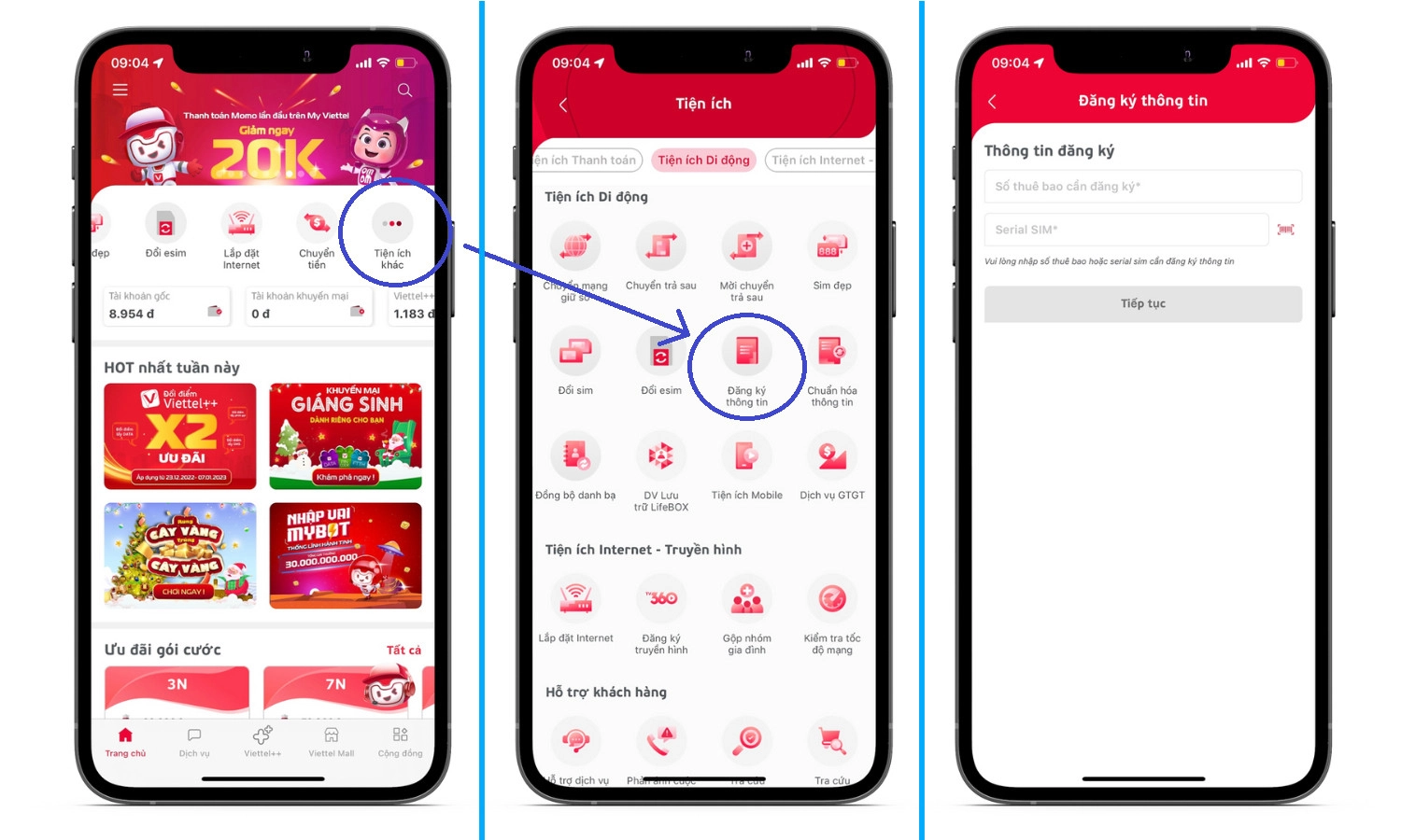 Đăng ký sim chính chủ Viettel