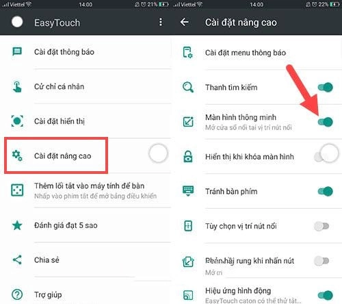 màn hình thông minh