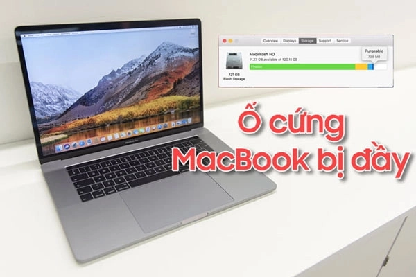 Thay sửa ổ cứng Macbook