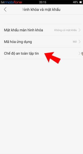 Chế độ an toàn tập tin