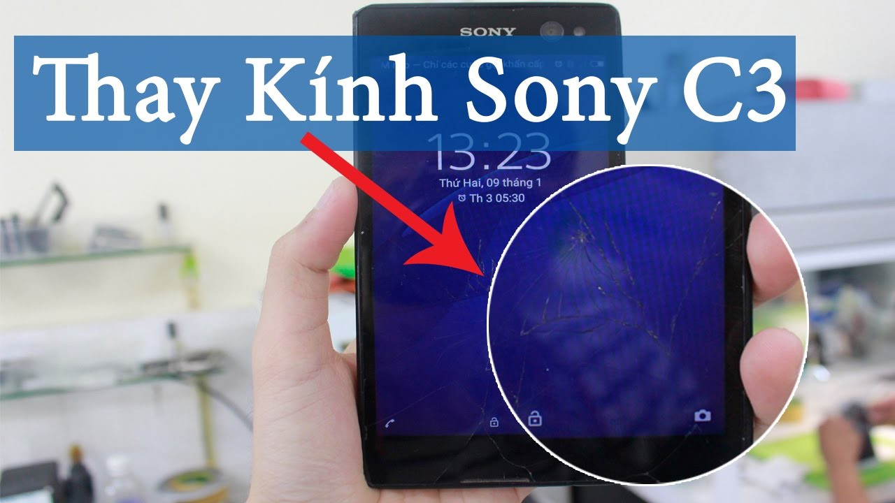 Biểu hiện cho thấy cần phải thay mặt kính Sony