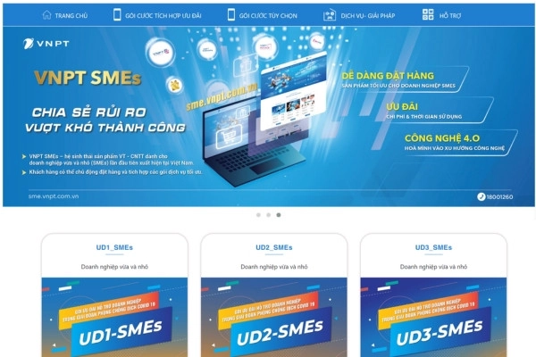 đổi sim 4G Vinaphone trực tuyến qua Website