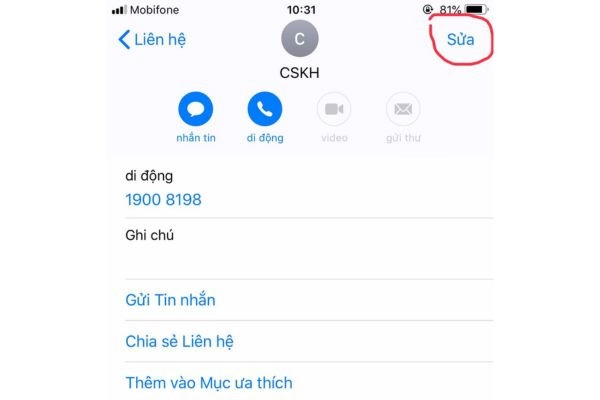 cài đặt số điện thoại ưu tiên 2