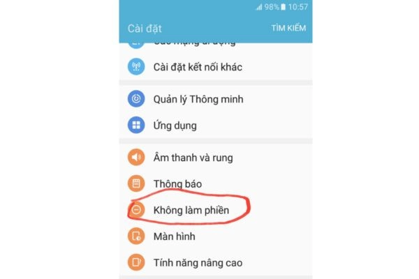 cài đặt số điện thoại ưu tiên 6