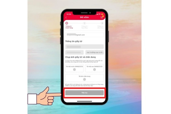 Chọn mục đồng ý