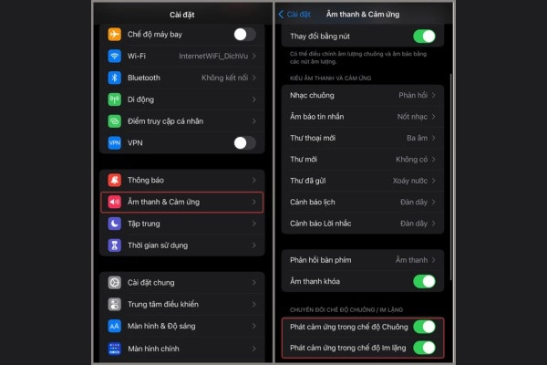 âm thanh cảm ứng