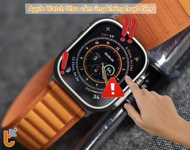 iWatch Ultra lỗi cảm ứng